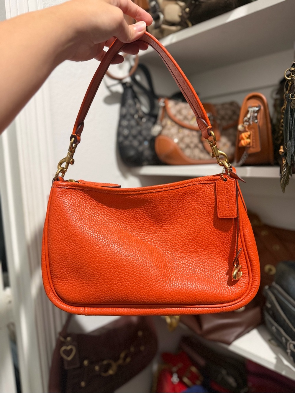 Coach Sun Orange Cary Crossbody Bag